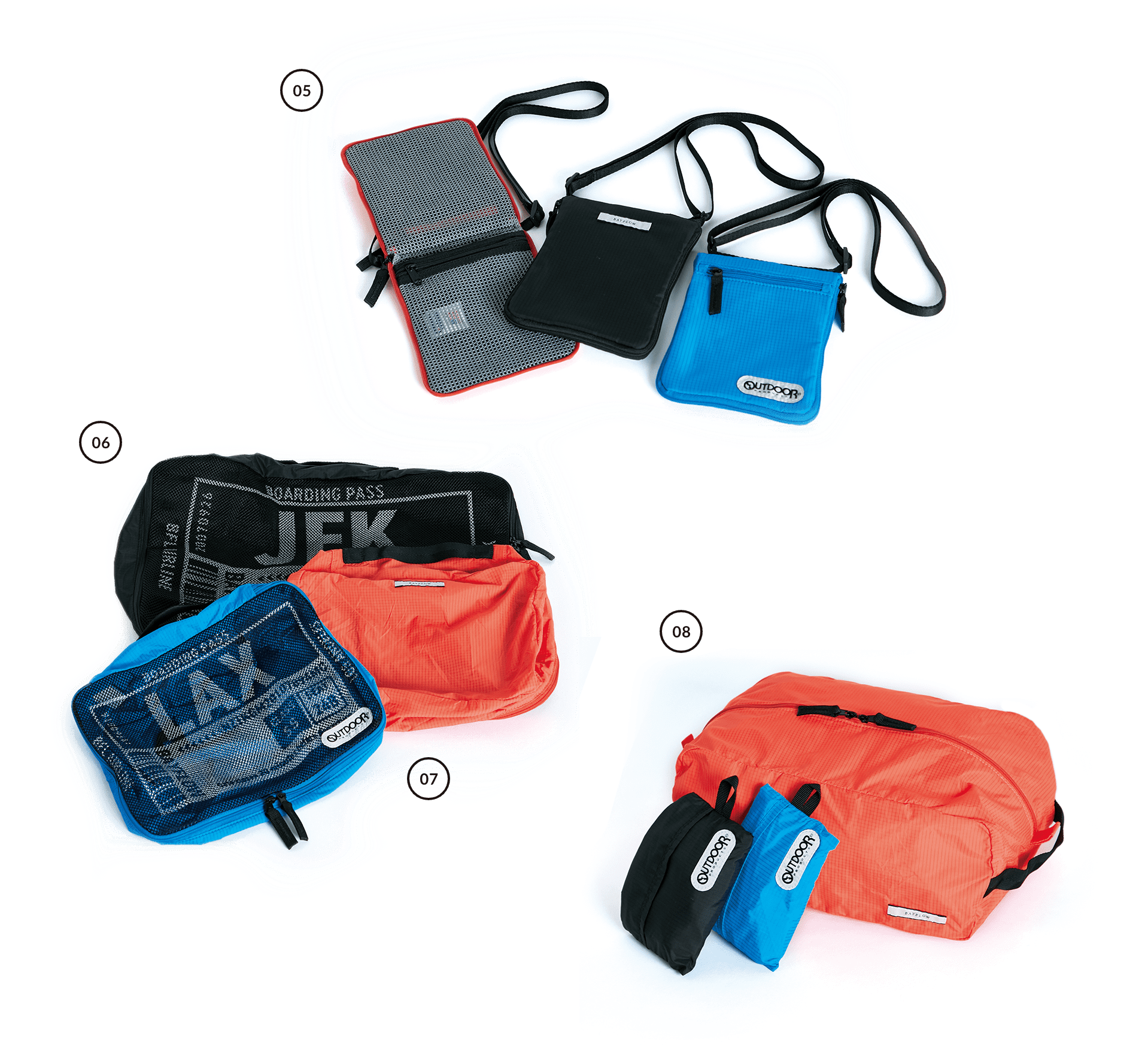 05. POUCH,06. CASE,07. CASE,08. POUCH