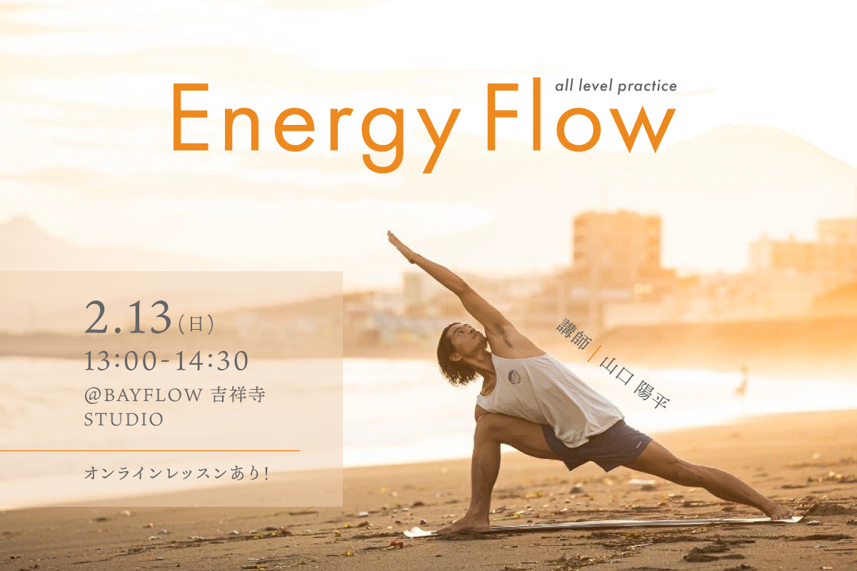 Energy Flow ~all level practice~ 講師:山口陽平