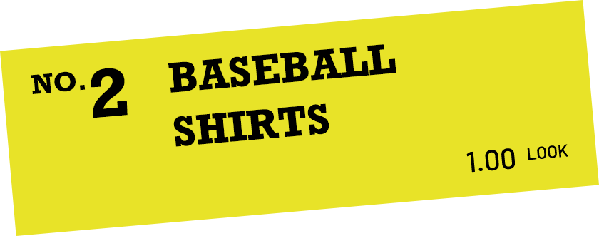 NO.2 BASEBALL SHIRTS