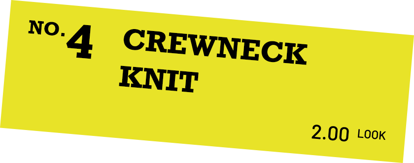 NO.4 CREWNECK KNIT