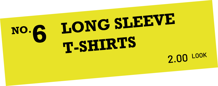 NO.6 LONG SLEEVE T-SHIRTS