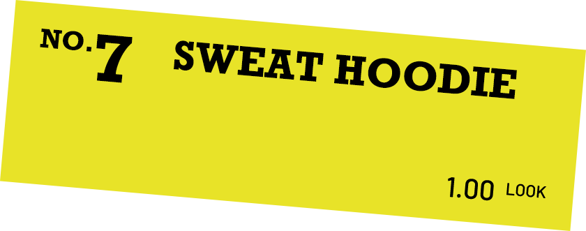 NO.7 SWEAT HOODIE
