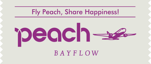 Fly Peach,Share Happiness!peach BAYFLOW